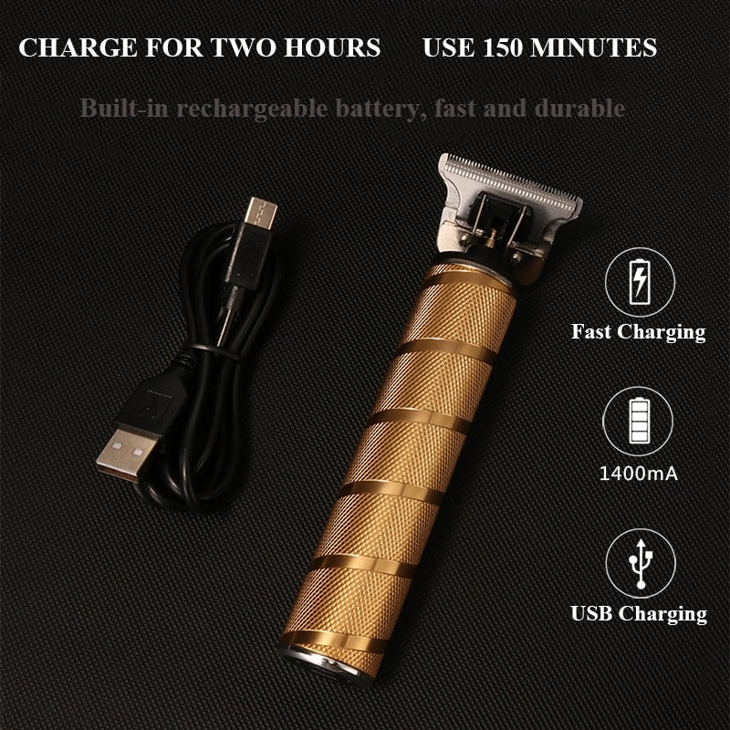3-in-1 Professionele Haartrimmer Set - Draadloze Trimmer, T-Blade Outliner en Foil Scheerapparaat voor Mannen Vestragear