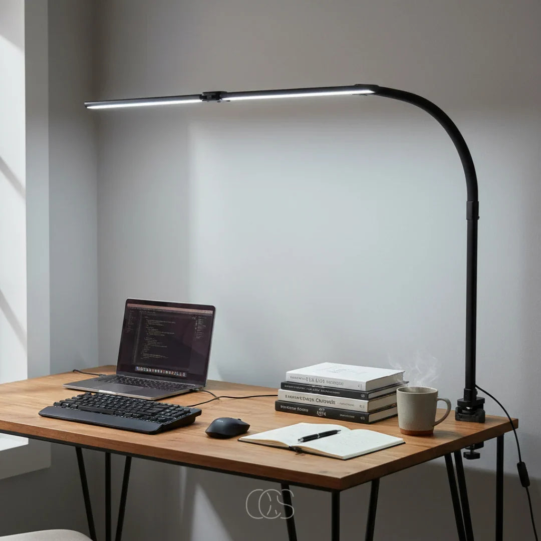 Klemlamp voor je bureau