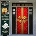 Christmas Door Cover – Festive Gift Wrap Design for Outdoor Holiday Decoration 3
