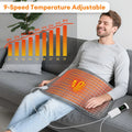 Elektrisch Verwarmingskussen 30x60 cm met 9 Temperatuurstanden en 4 Timerinstellingen voor Buik, Schouders en Benen 3