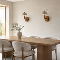 Evan Modern  Travertine Dome Wall Light 4