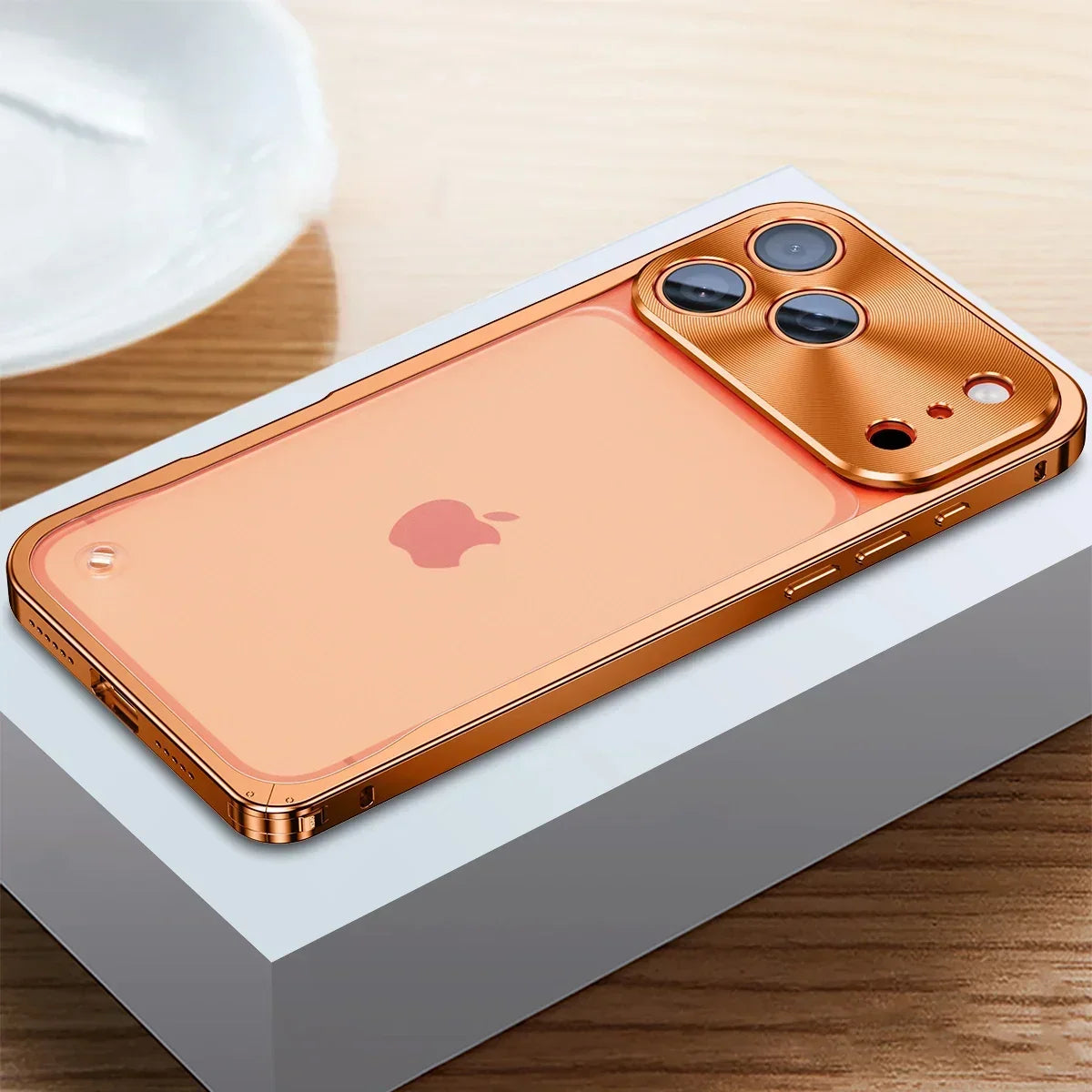 iPhone-hoesje met metaallook