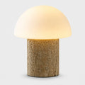 Glynnis Wabi-Sabi Travertine Mushroom Table Light 9