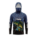 Herren Angelshirt mit UV-Schutz UPF 50, schnelltrocknend und antimikrobiell 1