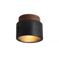 Kairi Scandinavian Natural Travertine Semi Flush Mount Ceiling Light 12