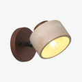 Maris Adjustable Travertine Wood Wall Sconce 4