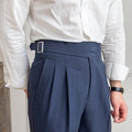 Men's Gurkha Trousers with High Waist – Isauro 1
