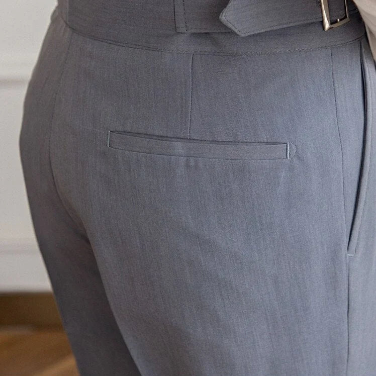 Men's Gurkha Trousers with High Waist – Isauro 5