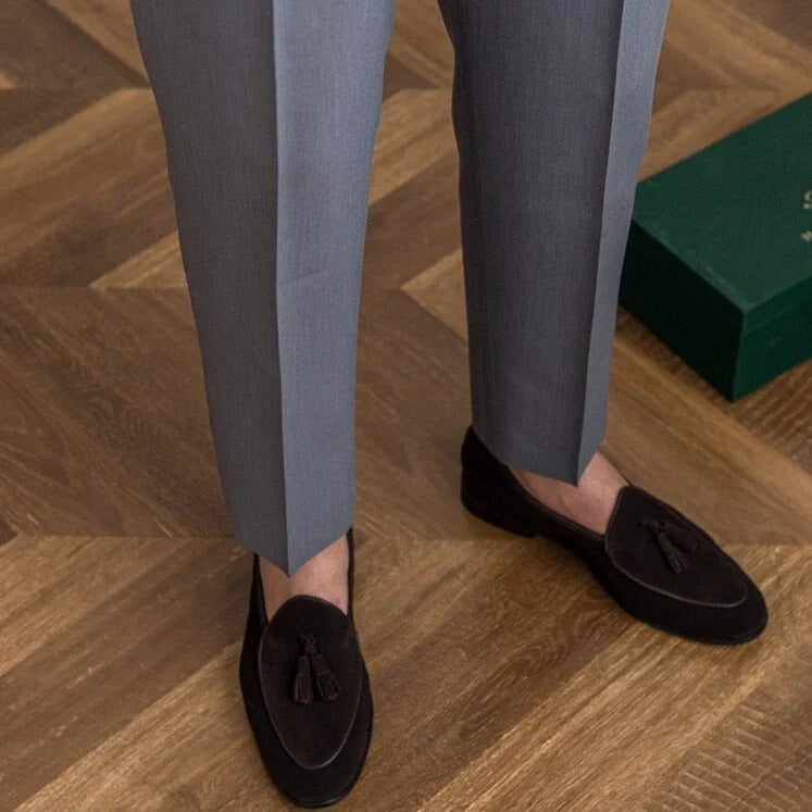 Men's Gurkha Trousers with High Waist – Isauro 6