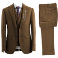 Michael - 3-Piece Herringbone-Patterned Suit 3