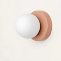 Minimalistische Scandinavische Wandlamp met Glazen Kap 2