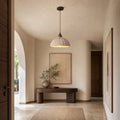 Riven Wabi-Sabi Travertine Stone Pendant Light 3