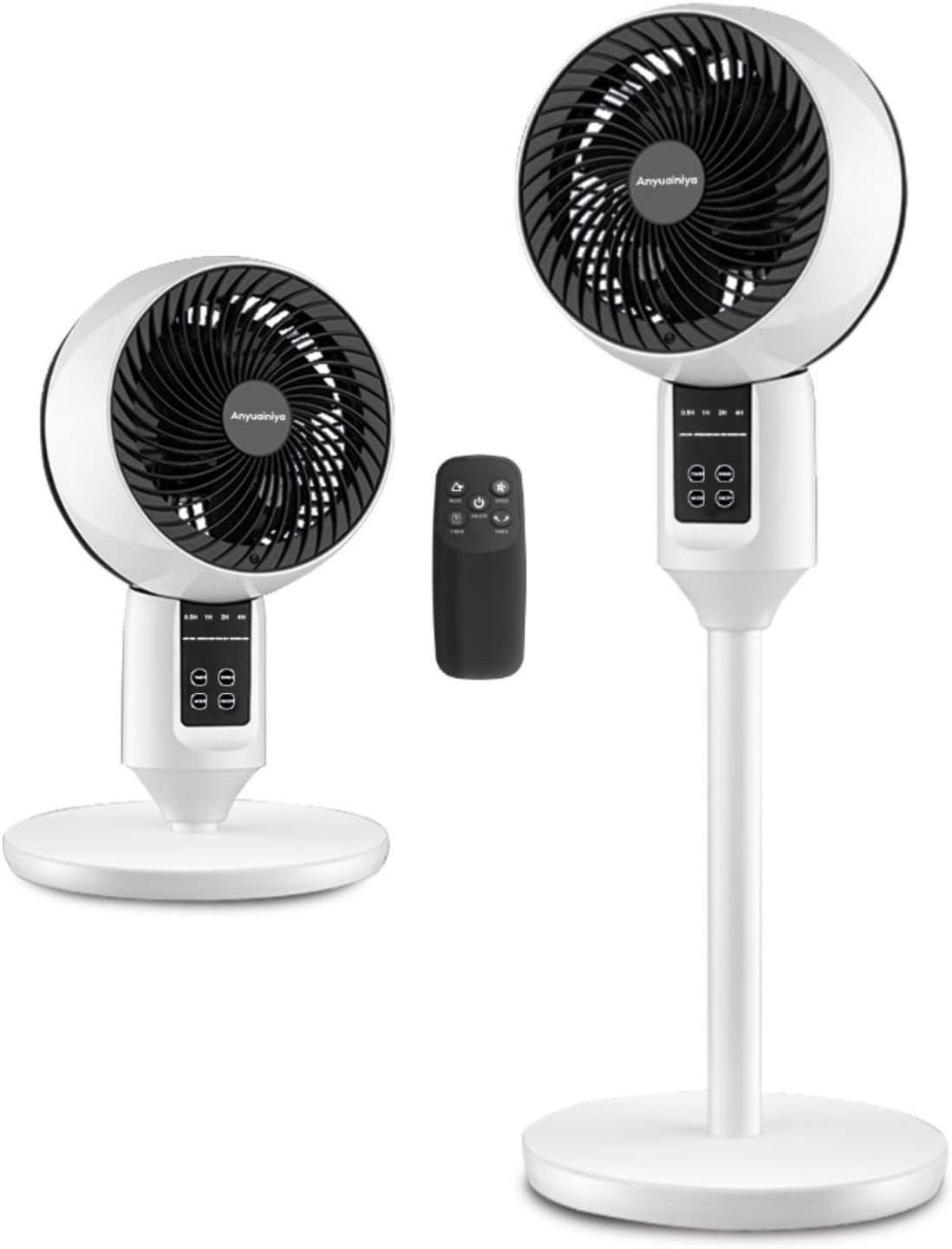 Staande Ventilator – Stille 3D-Oscillatie met Afstandsbediening & Timer 0