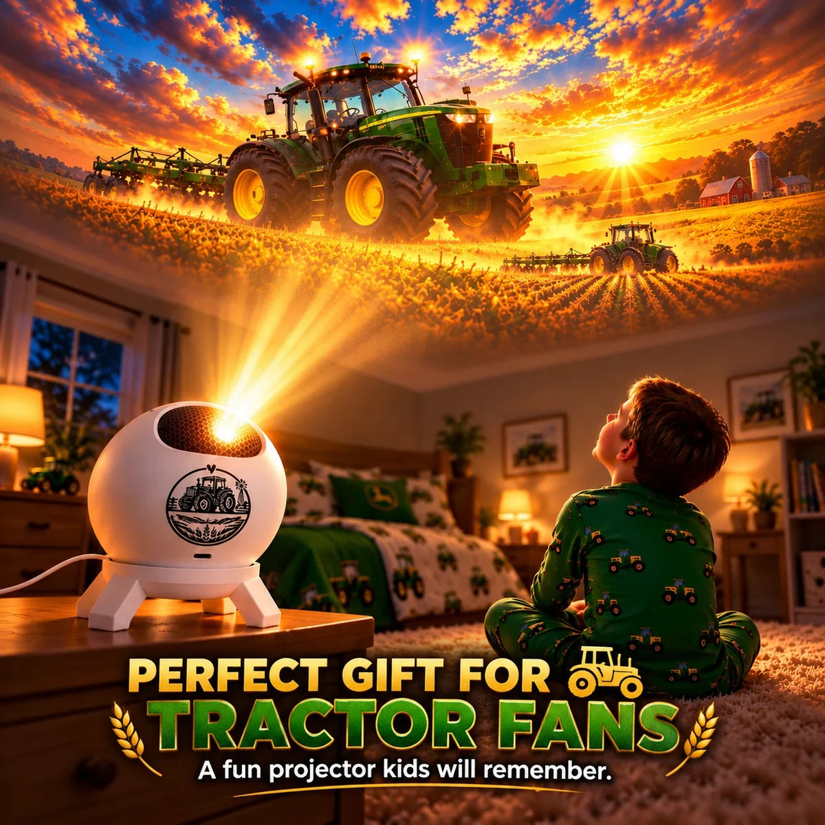 🚜 Tractor Dream Projector ✨ Bring the Farm Adventure Home 0