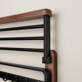 Wall-mounted wooden towel rack - Rackhaven 2