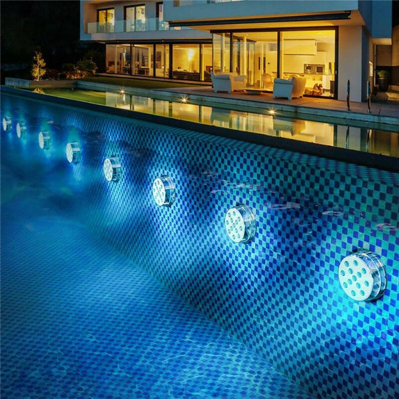 Waterproof LED Underwater Lamp with Remote - GlowRipple 0
