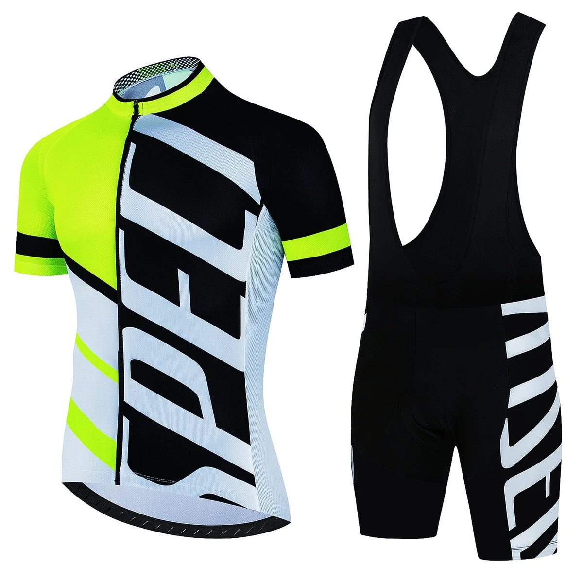 Wielerset Heren – Ademend Fietsshirt met Bibshort en Sneldrogend Materiaal 15