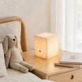 Wrenn Wabi Sabi Travertine House Shaped Table Lamp 7