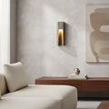 Zoey Minimalist Indoor-Outdoor Travertine Wall Sconce 6