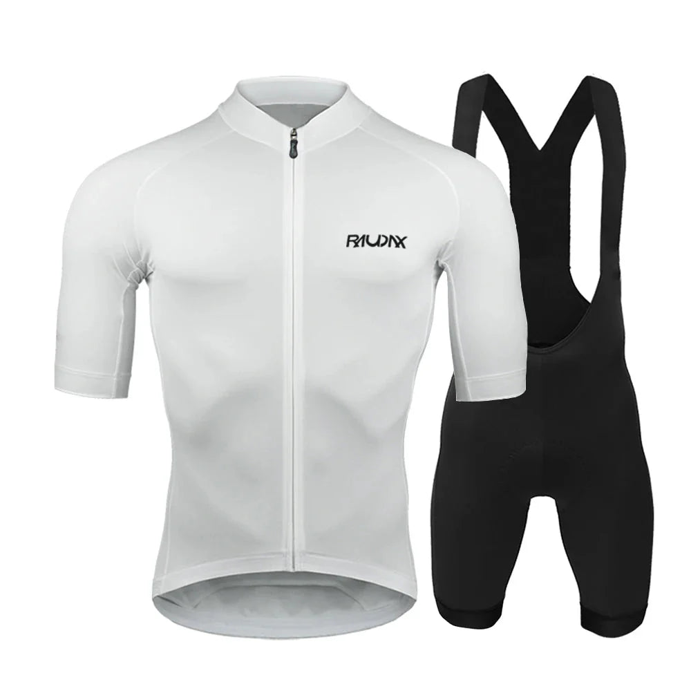 Zomer Korte Mouw Wielertrui Set voor Mannen, Ademend en Comfortabel, 19D Gelpad 7
