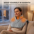 Verwarmd nekkussen – USB, drie warmtestanden en zachte hoes VestraGear
